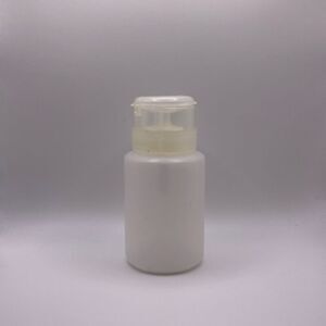 Plastic Clear Nail Polish Remover Pump Dispenser Bottle